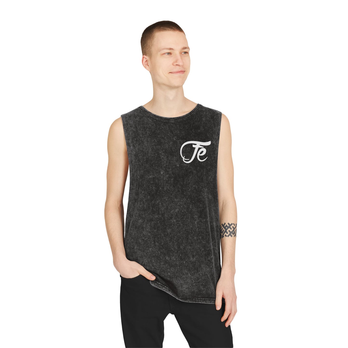 Kingdom & Fit Stonewash Tank — Honor God, Build Your Temple