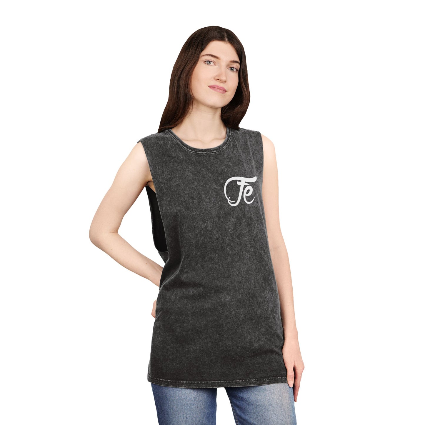 Kingdom & Fit Stonewash Tank — Honor God, Build Your Temple