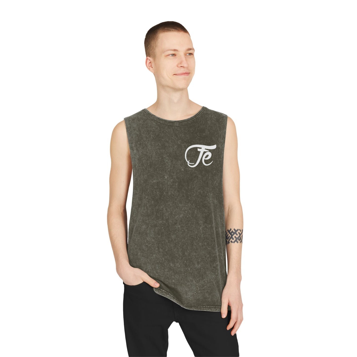 Kingdom & Fit Stonewash Tank — Honor God, Build Your Temple