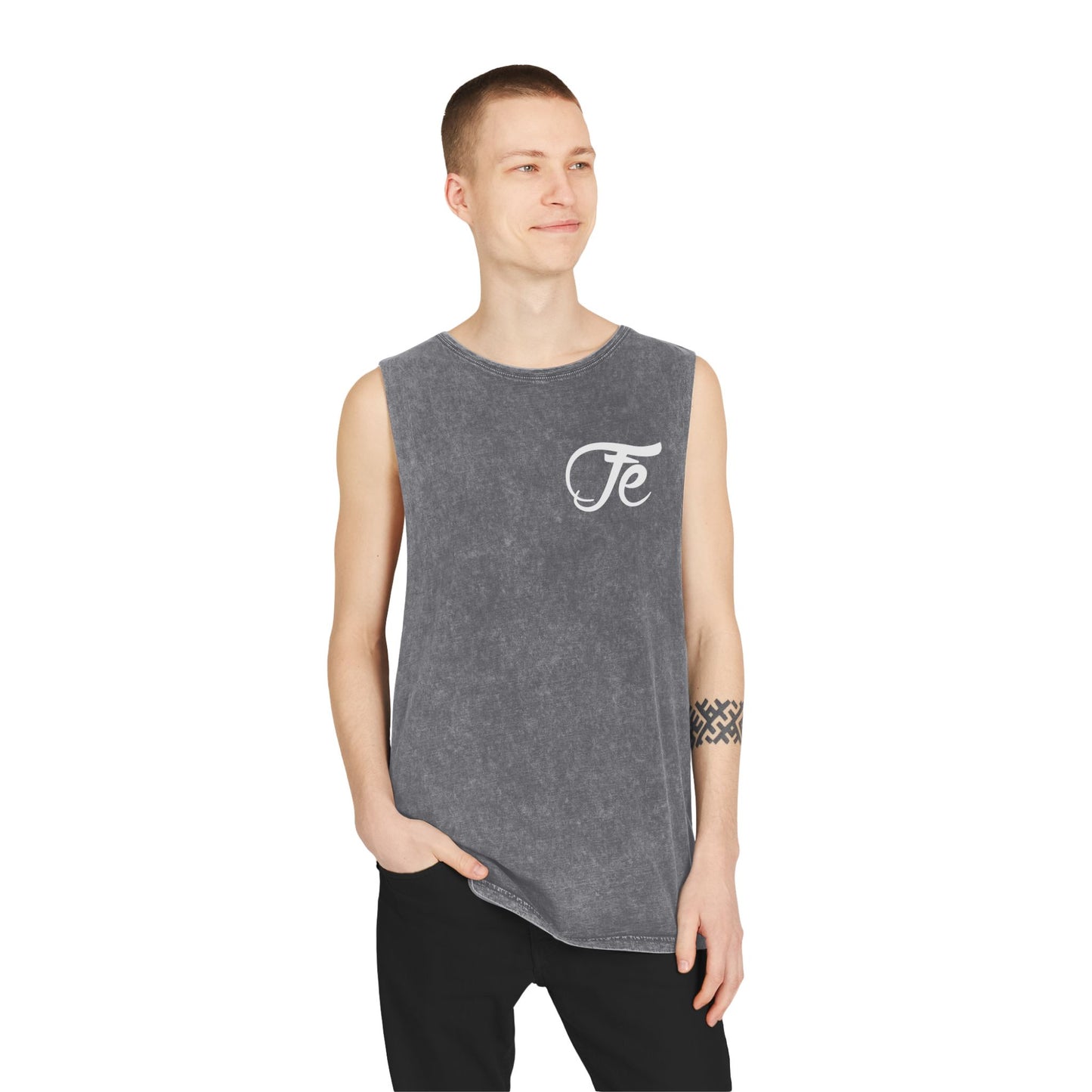 Kingdom & Fit Stonewash Tank — Honor God, Build Your Temple