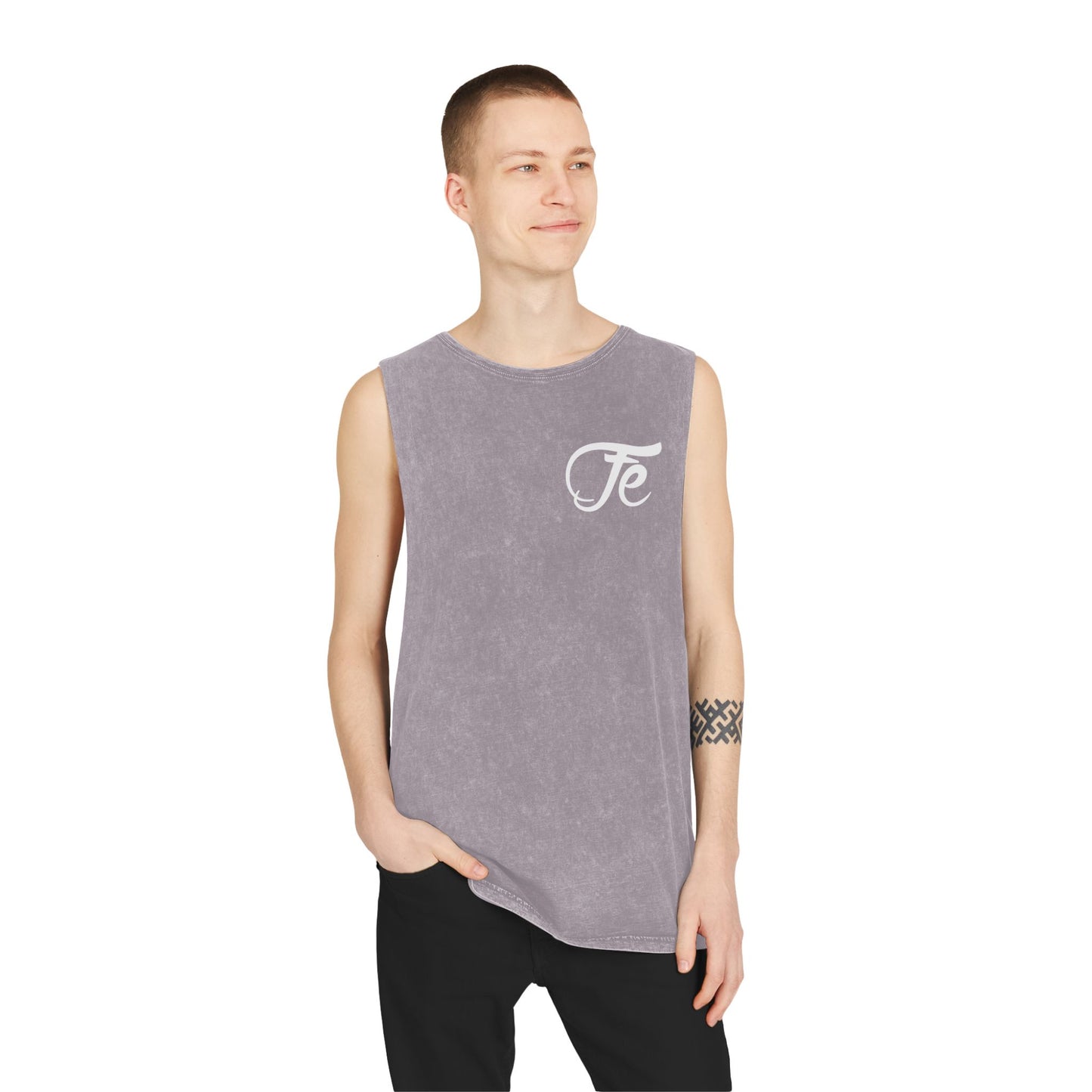 Kingdom & Fit Stonewash Tank — Honor God, Build Your Temple