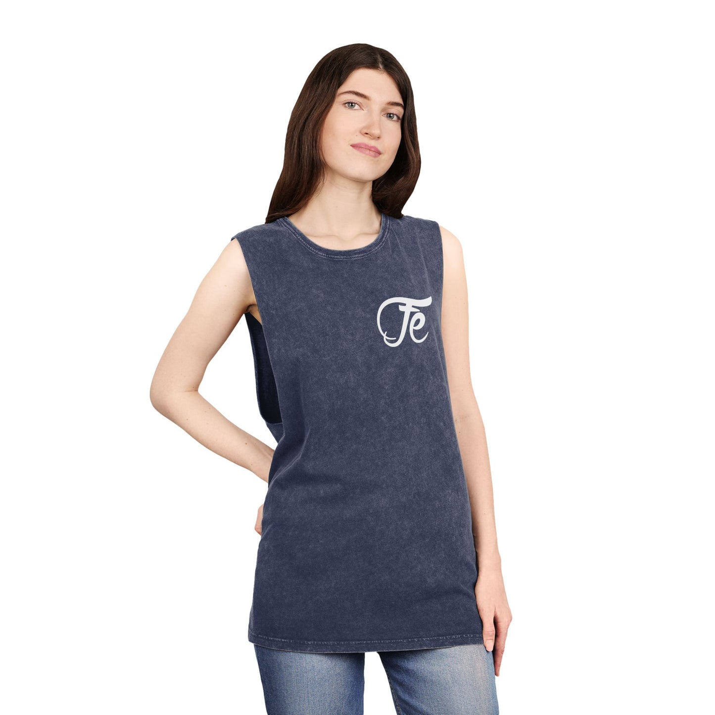 Kingdom & Fit Stonewash Tank — Honor God, Build Your Temple