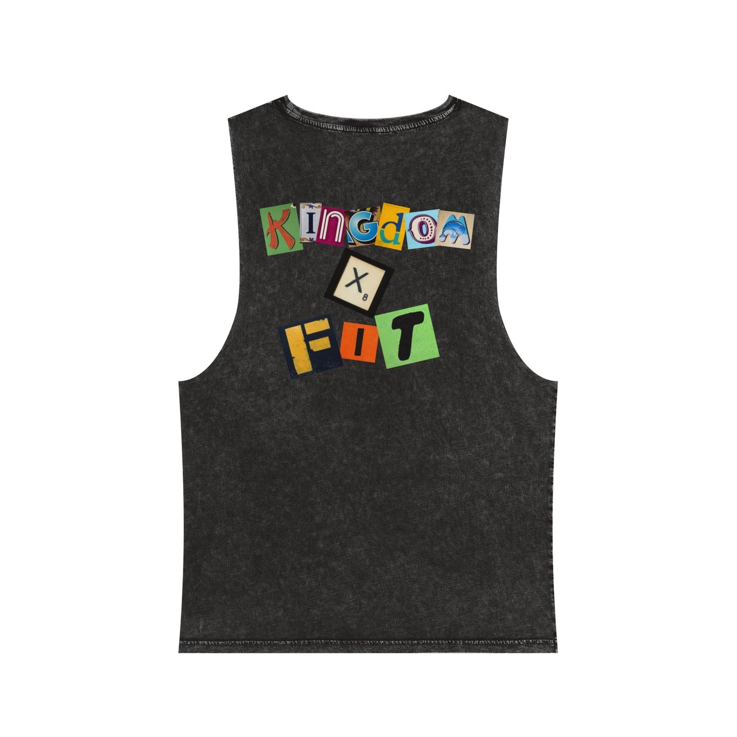 Kingdom & Fit Stonewash Tank — Honor God, Build Your Temple