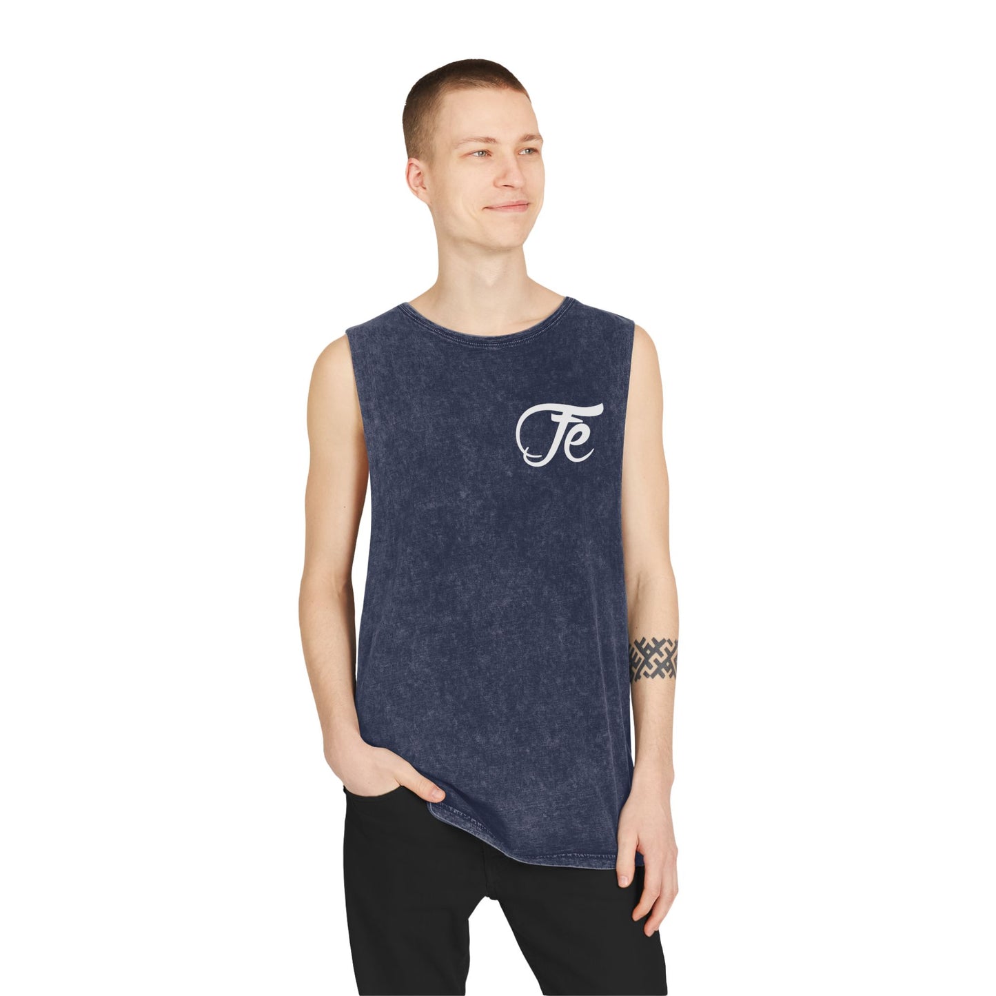 Kingdom & Fit Stonewash Tank — Honor God, Build Your Temple