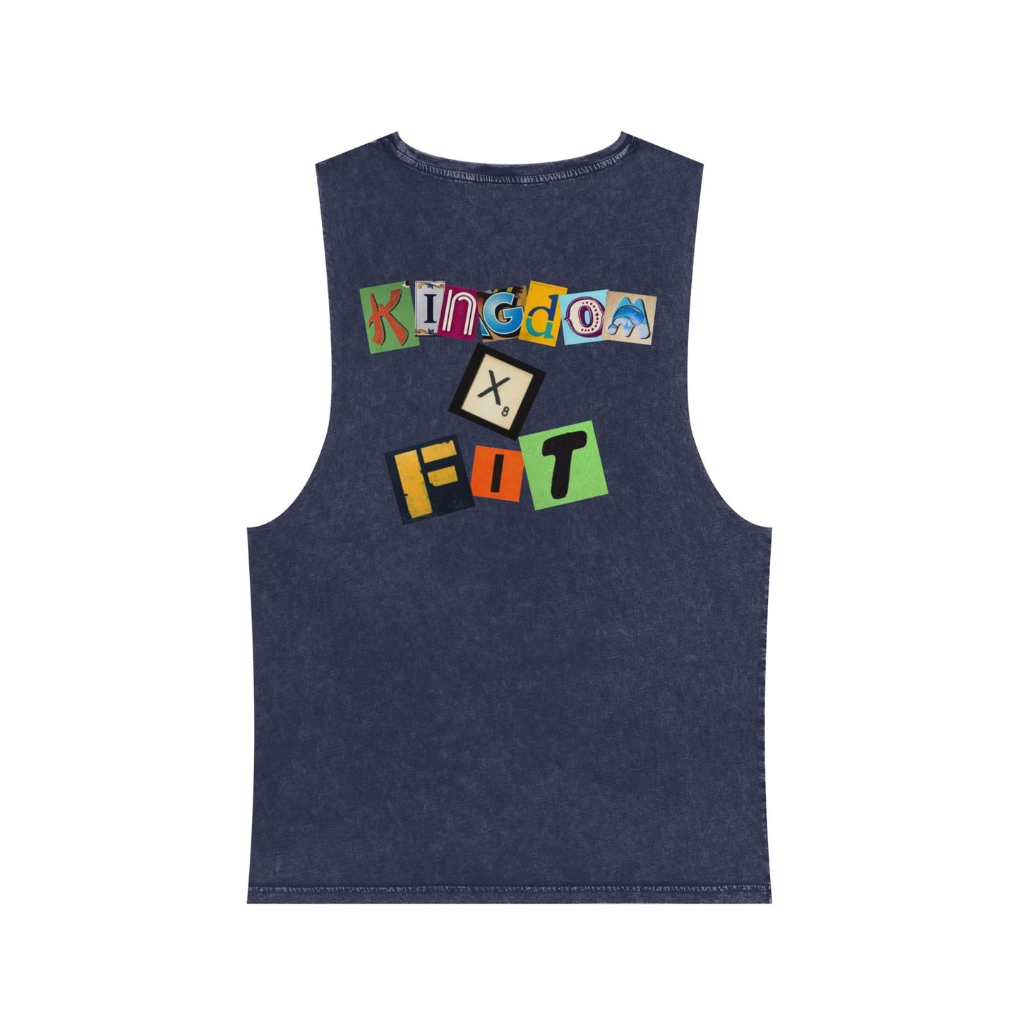 Kingdom & Fit Stonewash Tank — Honor God, Build Your Temple