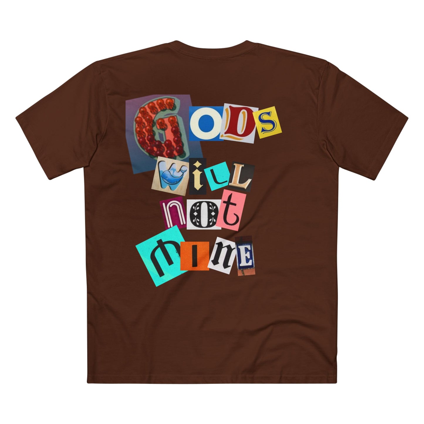 “God’s Will Not Mine” Shirt – Walk in Faith, Not Flesh