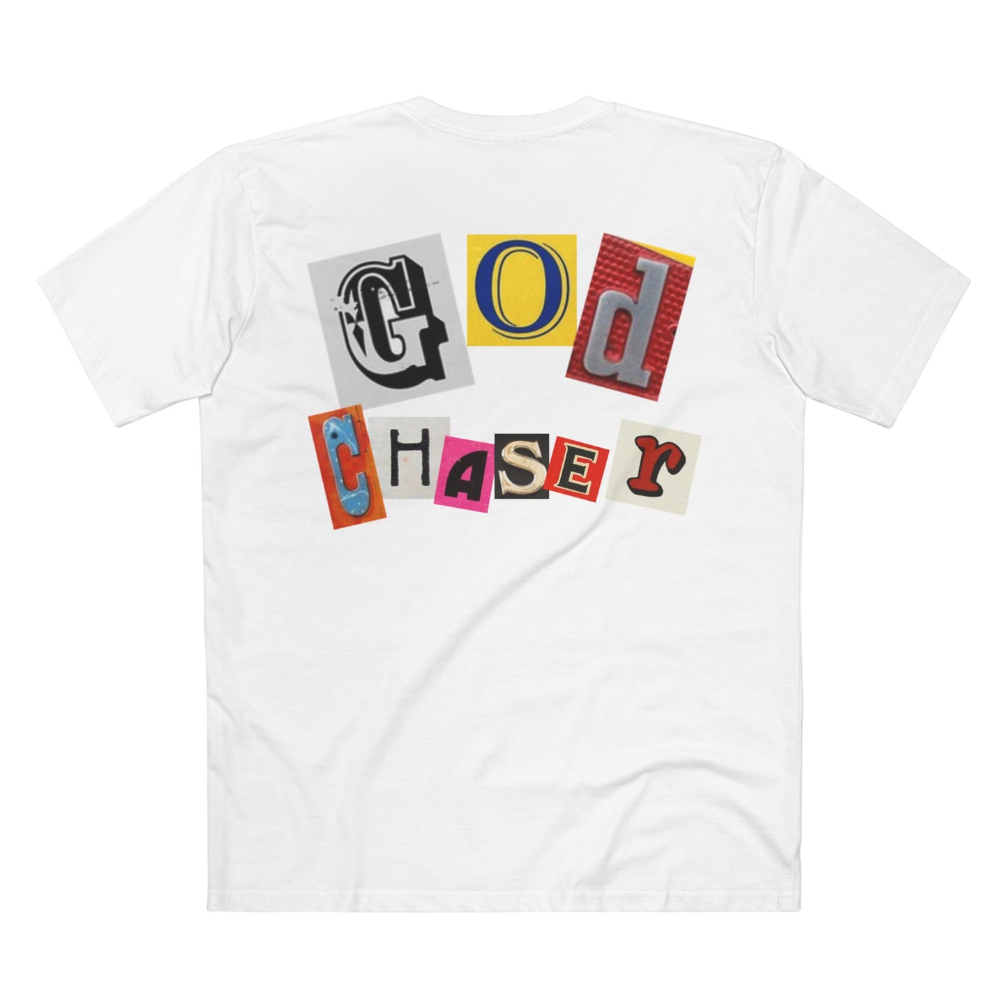 God Chaser Adult Staple Tee - Inspirational Graphic T-Shirt for Spiritual Seekers