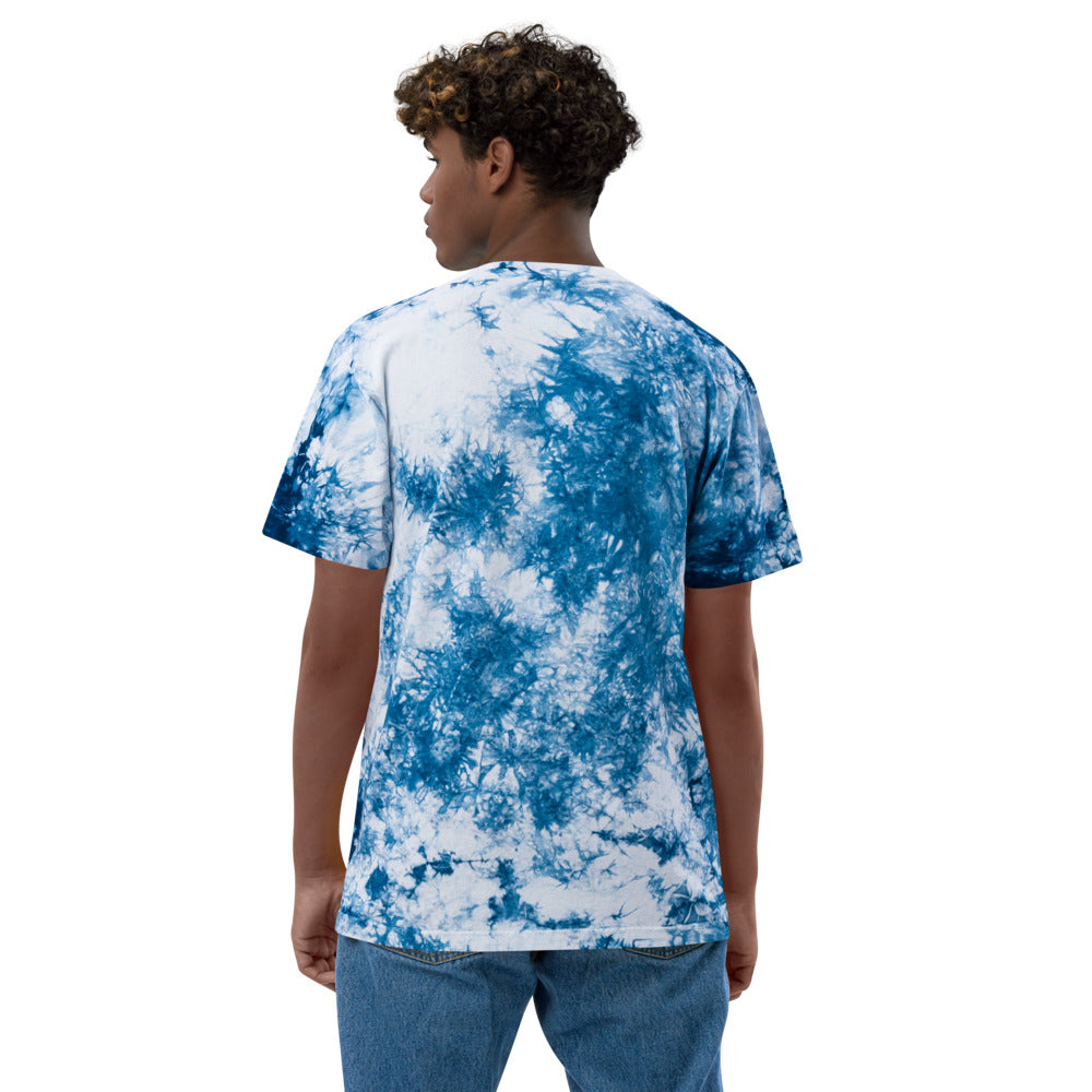 FE 7TH AVE OVERSIZED ( NEBULA ) TIE DYE SHIRT EMBROIDERED LOGO