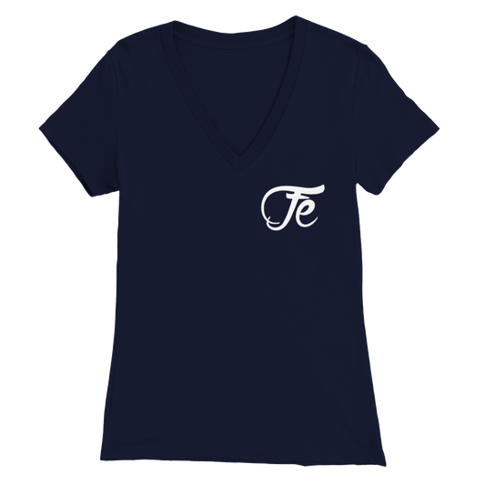 FE 7TH AVE PREMIUM WOMENS V NECK T SHIRT