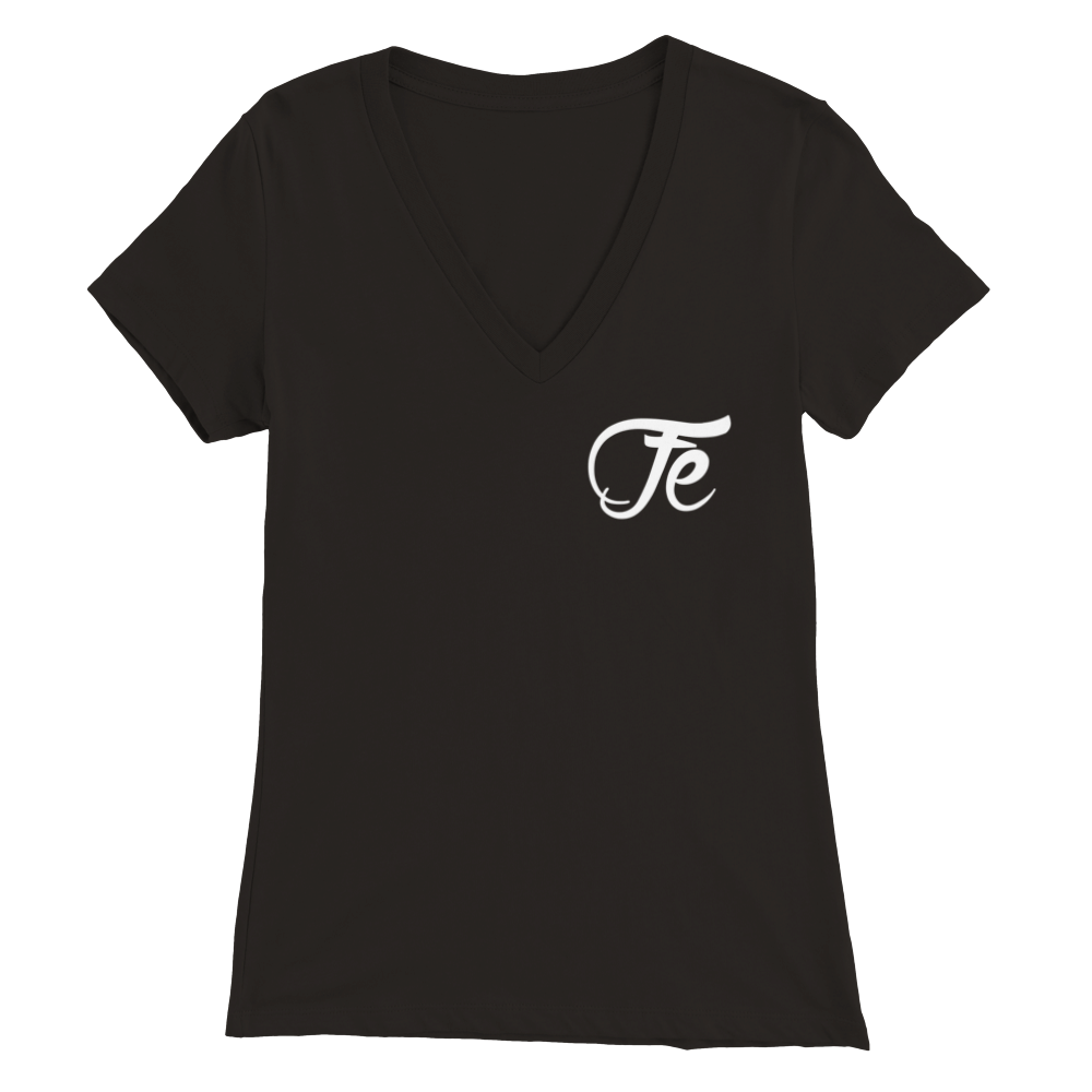 FE 7TH AVE PREMIUM WOMENS V NECK T SHIRT