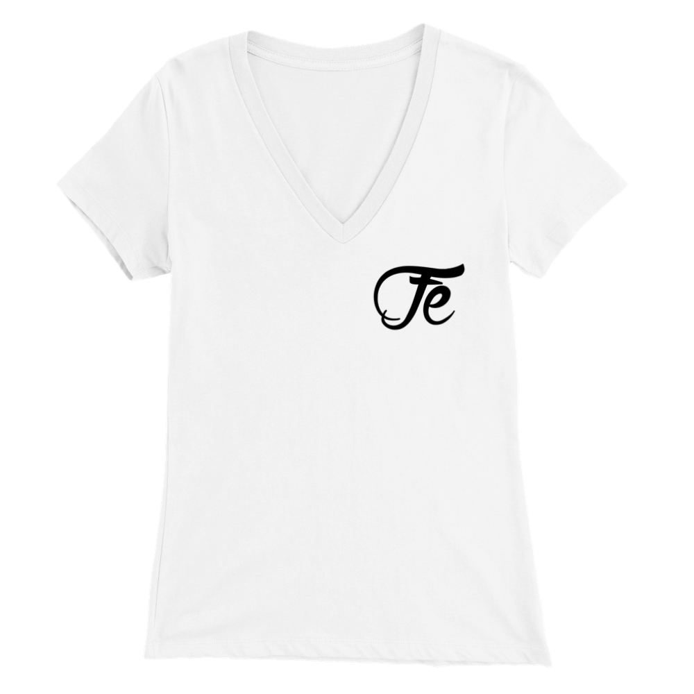 FE 7TH AVE PREMIUM WOMENS V NECK T SHIRT