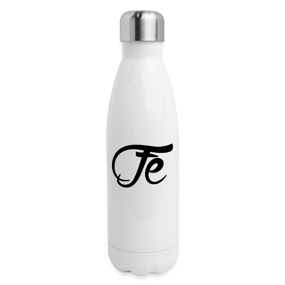 FE 7TH AVE INSULATED STAINLES STEEL CHOOSE YOUR POISON PREFERABLY WATER  BOTTLE - white